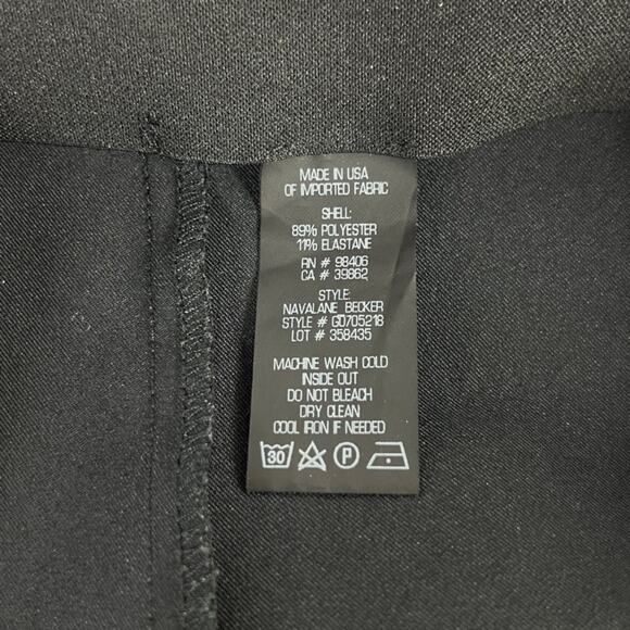 Theory Navalane Becker Cropped Pant in Black Size 8 - Picture 5 of 5